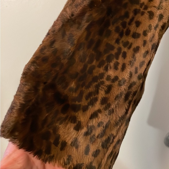 NWO Gorgeous Leopard Calf  Hair Jacket Size Med$1150.00 SOLD - Picture 7 of 11